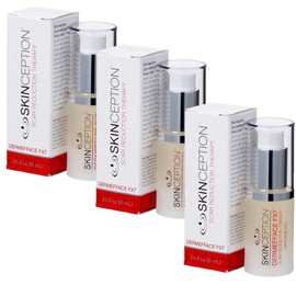 Skinception Dermefface FX7 Scar Reduction and Acne Burn Removal Therapy 0.5 Fluid Ounce Pack 3
