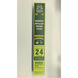 KICKOUTOR® Mosquito Repellent Incense Sticks 24 Count, 8-Hour Deet Free Bug Protection Each, Made with Natural Sandalwood Citronella Essential Oils for Outdoor Patio Backyard Camping