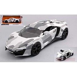 SCALE MODEL COMPATIBLE WITH LYKAN HYPERSPORT CAMOUFLAGE 2017 1:24 JADA TOYS JADA32273
