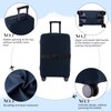 RainVillage Travel Luggage Cover Suitcase Protector Scratch-Resistant Fit 19-31 Inch