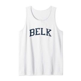 Belk AL Vintage Athletic Sports JSN2 Navy Print Tank Top