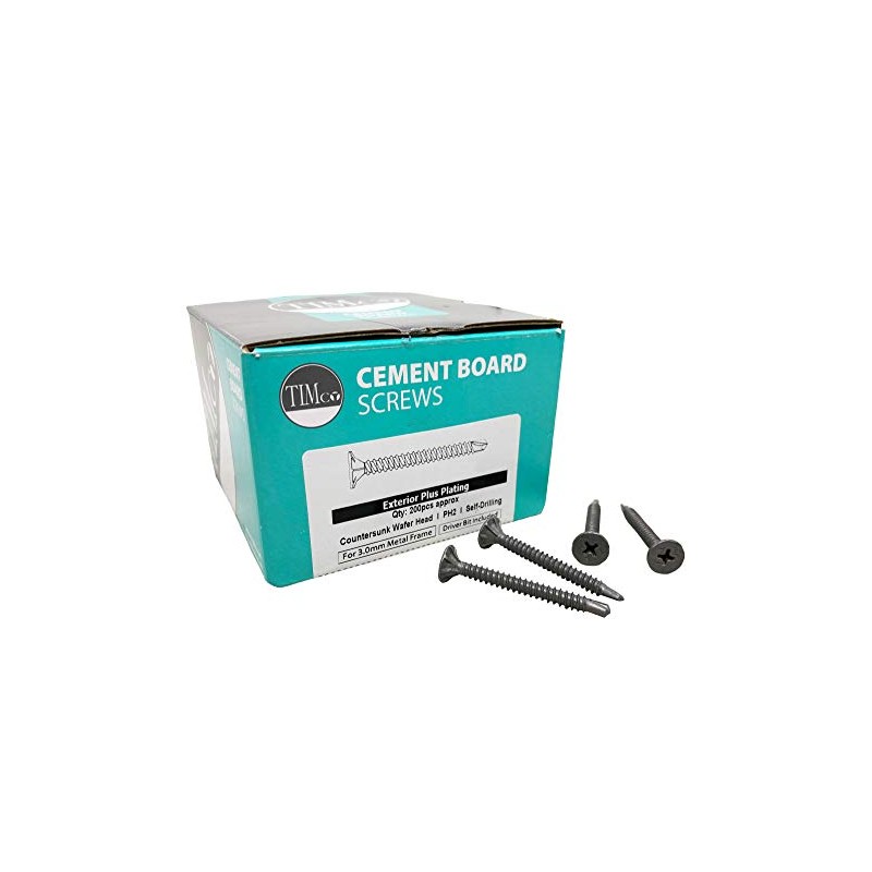 4.2 x 42mm Cement Board Screws SELF Drill Point -
