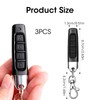 3 Pcs 433MHz Copy Remote Opener, Universal Garage Door Controller