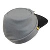 100% Wool Men's Civil War Replica Kepi Hat Grey Medium