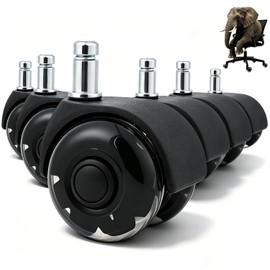 Fuwen 6PCS Ruedas para Silla de Oficina
