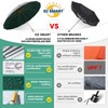 Compact Umbrella with UPF 50 UV Sun Protection, Super Windproof