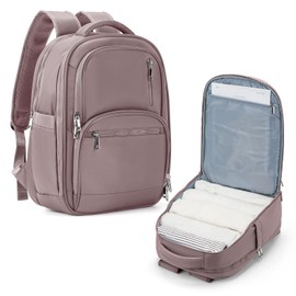 VGCUB Large Travel Backpack Purse for Women Men,Laptop Backpack,Aesthetic Gym Carry on Backpack,Personal Item Size Backpack Casual Daypack Rucksack for Work With USB Charging Port,Pink