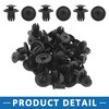 A ABSOPRO Rivet Panel Clip Screw Cap 10 mm Plastic