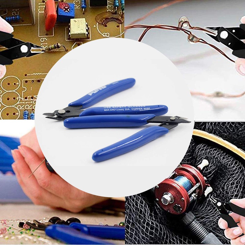 Wire Cutters, 2pcs Side Cutters Cable Cutters Precision Flush Cutters