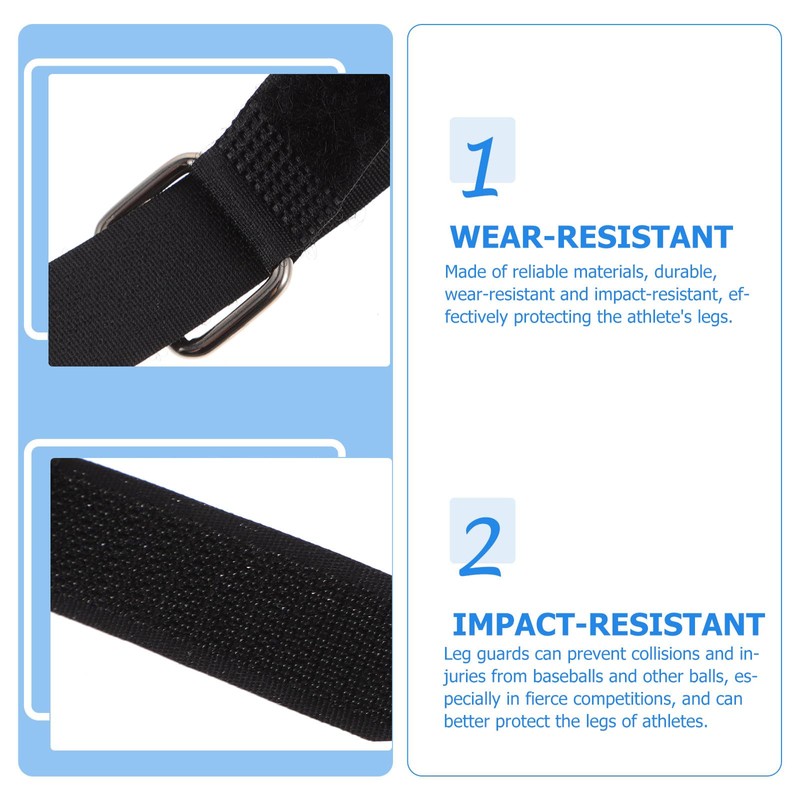 HANABASS 25 Pcs Catcher Shin Guard Replacement Straps, Adjustable Baseball