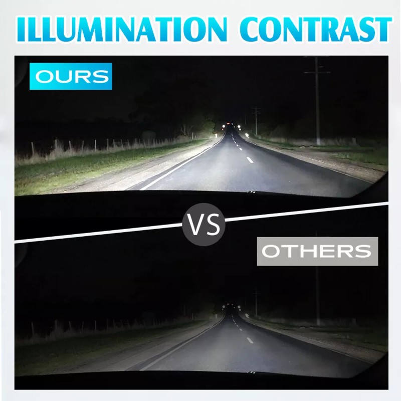 MAYELLO 4pcs 12" LED Work Light Bars Spot Flood Combo