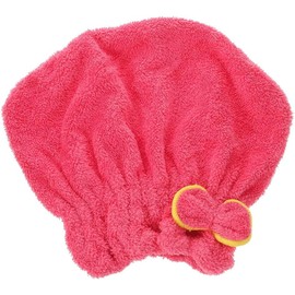 Microfiber Hair Drying Towels Head Wrap with Bow-Knot Shower Cap Hair Turban hairWrap Bath Cap for Curly Long & Wet Hair for Women, Fast Drying Towel for Quick Hair Dry After Shower