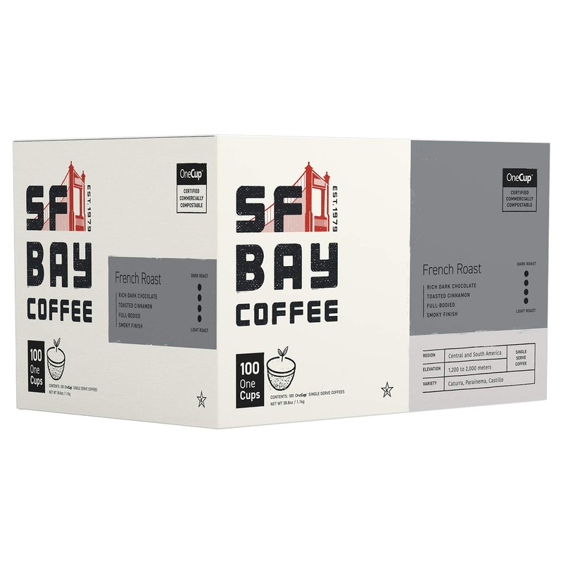 San Francisco Bay Compostable Coffee Pods - French Roast (100