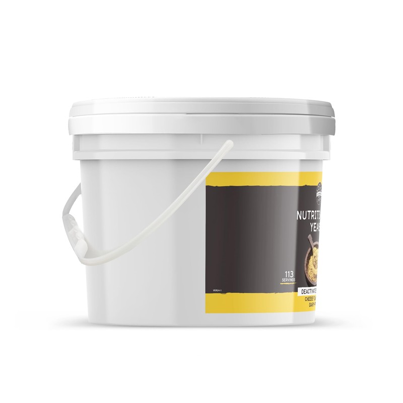 Birch & Meadow 1 Gallon of Nutritional Yeast Flakes, Popcorn,