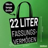Huuraa Einkaufstasche Lehrerin mit Herz Geschenk 22 Liter Grey Melange