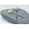 Peach Moonstone Hair Pins (QTY of 2)