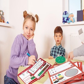 Magnetic Fraction Circles & Fraction Tiles Double-Sided Activity Kit, Fraction Equivalency Math Manipulatives Learning Game Christmas Gift, Montessori Math Elementary Homeschool Supplies