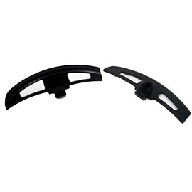 Black painted Aluminum DSG Steering Wheel Paddle Extension Shifter Switch Shift for E46 M3