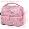 FlowFly Double Decker Cooler Insulated Lunch Bag Large Tote for