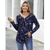Zeagoo Graphic Tees for Women Summer Tops Long Sleeve Fall