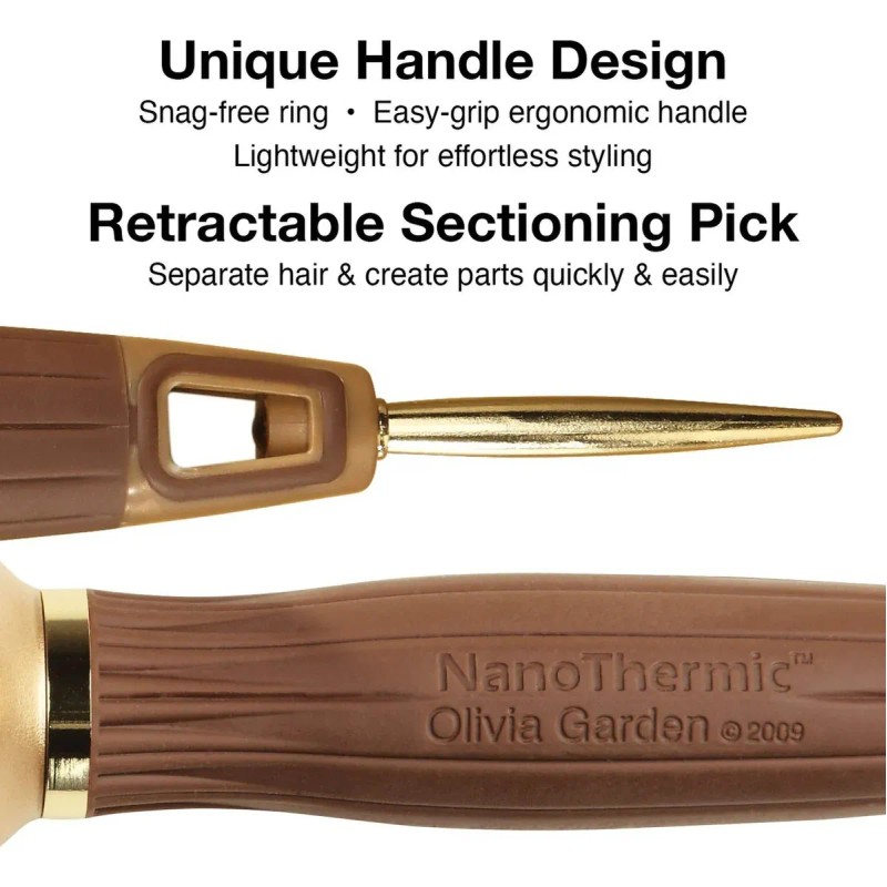 Cepillo Nano Termico Olivia Garden Nt24 1* Ceramica Iones