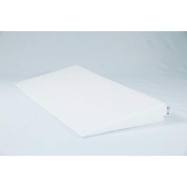 Fränkische Schlafmanufaktur Wedge Pillow Bed Wedge Poly 9/1 cm with Cover Colour White Width 140 cm