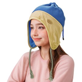 Sukeen Kids Winter hat Thermal Beanie for Kids Polar Fleece Earflap Hats Girls Boys for Daily Wearing Walking Traveling Running Climbing Camping Biking Blue