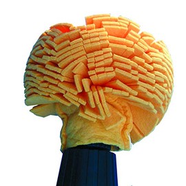 Sauber Meister Polishing Ball - Versatile Polishing Attachment for Cordless Screwdrivers and Drills - Polishing Brush Perfect for Car, Motorcycle, but also Polishing Chrome, Rims or Stainless Steel