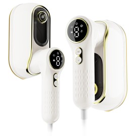 Portable Travel Steamer, 1200W Handheld Fabric Steamer for Clothes, 4 Modes with LCD Display, Powerful Wrinkle Remover for Home & Travel, 150ml Water Tank, 10S Fast Heat-Up, 180° Swivel Handle