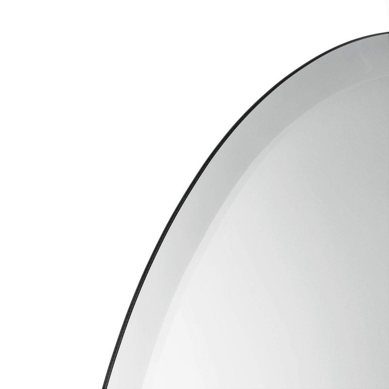 Better Bevel Frameless Oval Mirror, 24" x 36" Bathroom Wall