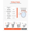 VEVOR Bidet Attachment for Toilet, 0.3" Ultra Thin Bidet Toilet