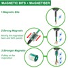 BAKESHU 6Pcs PH2 Magnetic Impact Driver Bits with a Magnetiser,