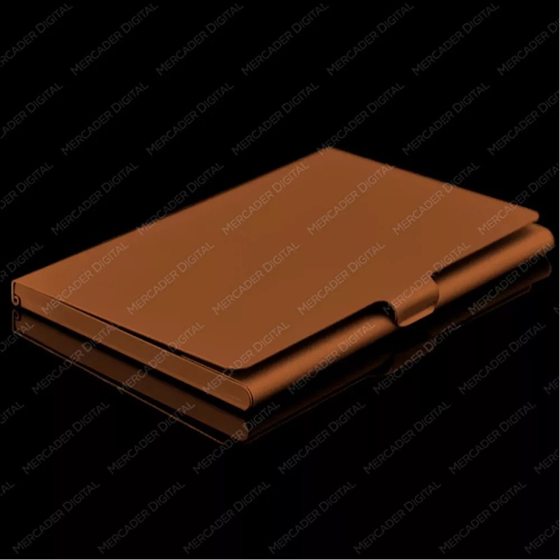 Mercader Digital Paquete De 10 Tarjetero Metálico Aluminio Tarjeta /