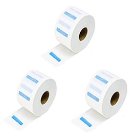 Feisate Hairdresser, Hairdresser Cervical Paper Hairdresser Masking Tape Neck Paper Hairdresser, White, L