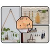 Lhbwhiz Pack of 50 Screw Hooks, Mini L-Shaped Hooks for