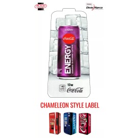 Royal Vendors - Coca Cola Energy Cherry/Coke Energy Cherry- 12 oz Can Vend Label