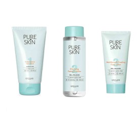 Kit Facial Para Piel Grasa Anti-acne Pure Skin-oriflame