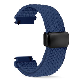 SIMYYO Nylon Magnetic Bands Quick Release Braided Nylon Watch Bands Stretchy Sport Replacement Strap for Men and Women 18mm 20mm 22mm