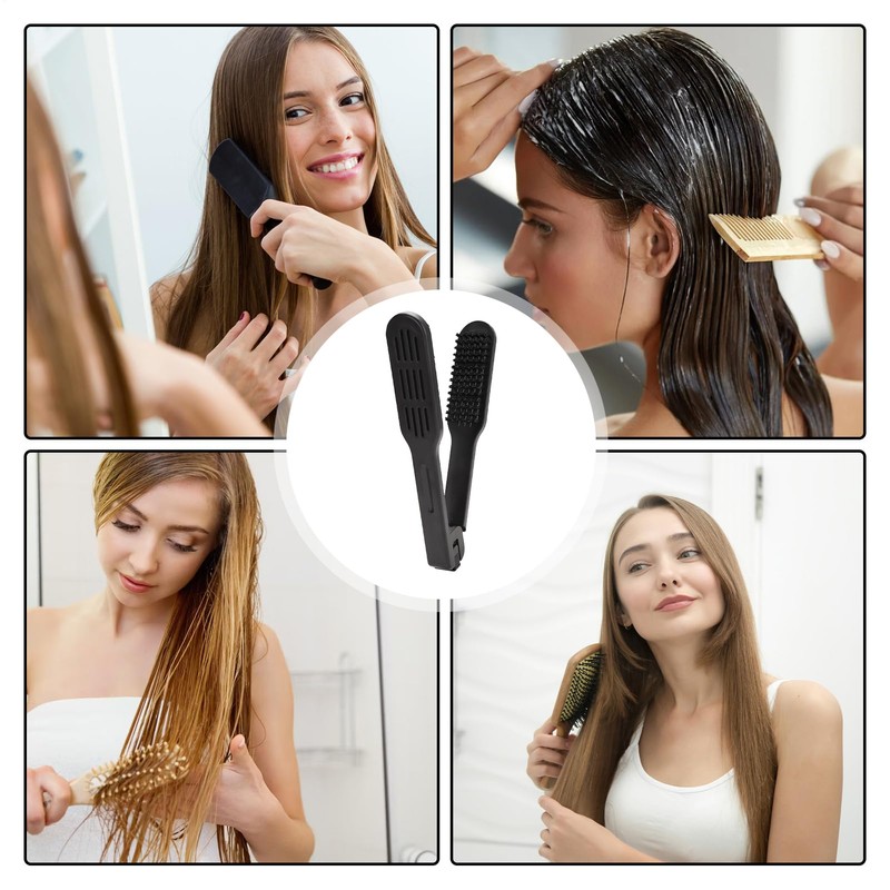 Boar Bristle Hair Brush - V Shape Styling Hair Comb