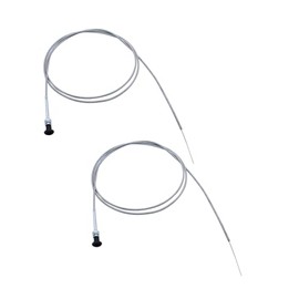 2 pcs/set SHLPDFM Silver 60-122 Universal Push Pull Choke Cable 96' Conduit Go Kart Throttle Cable