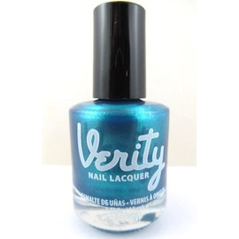 Verity Nail Lacquer, Blue Sparkling B23