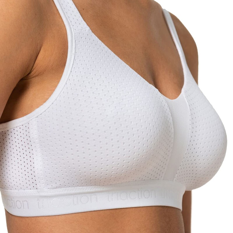 Triumph Triaction Energy Lite Sports Bra without Underwire, White, 70B