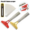 EHDIS 20PCS Replacement Scraper Blades- 4 Inch Scraper Blades, Floor