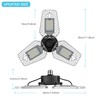 LZHOME 2-Pack Deformable LED Garage Ceiling Lights, 9000 Lumens, 82W