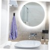 STOBAZA 2 Pack Hooks Wall Mount Hooks Foldable Towel Holder