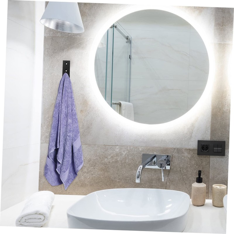 STOBAZA 2 Pack Hooks Wall Mount Hooks Foldable Towel Holder