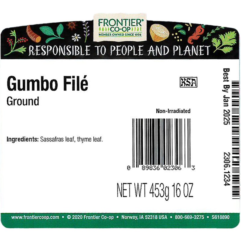 Gumbo File Ground 1 LB
