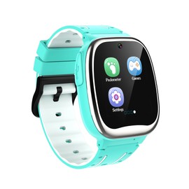 Smart Watch for Kids Smart Watch with Pedometer, Talk, SOS, Music, Flashlight, Alarm Clock for Boys and Girls 4-10 years old, Kids Gift (Light Green)
