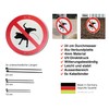 AllesKlaro® - Prohibition Sign - No Dogs Pee - 24