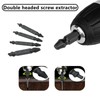 LOXICEN Screw Extractor Set Stripped Screw Extractor Bolt Extractor Kit